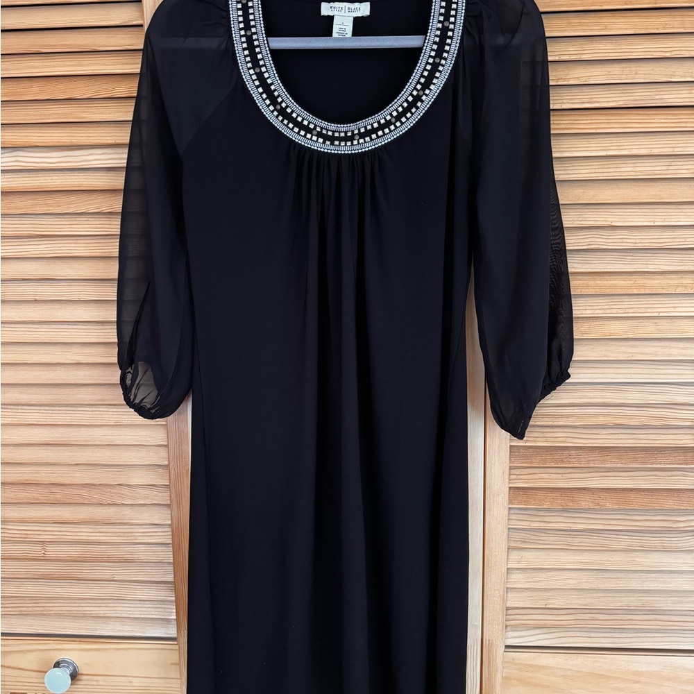 White House Black Market Black Mini Dress